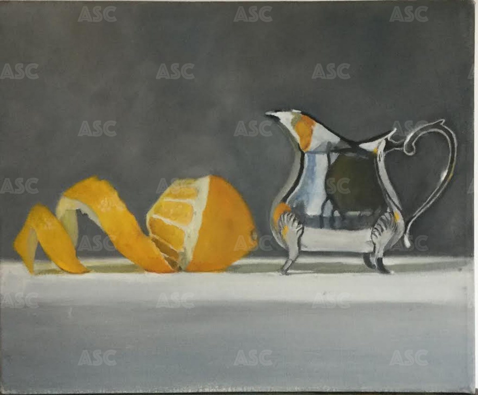Lemon and Silver Jug