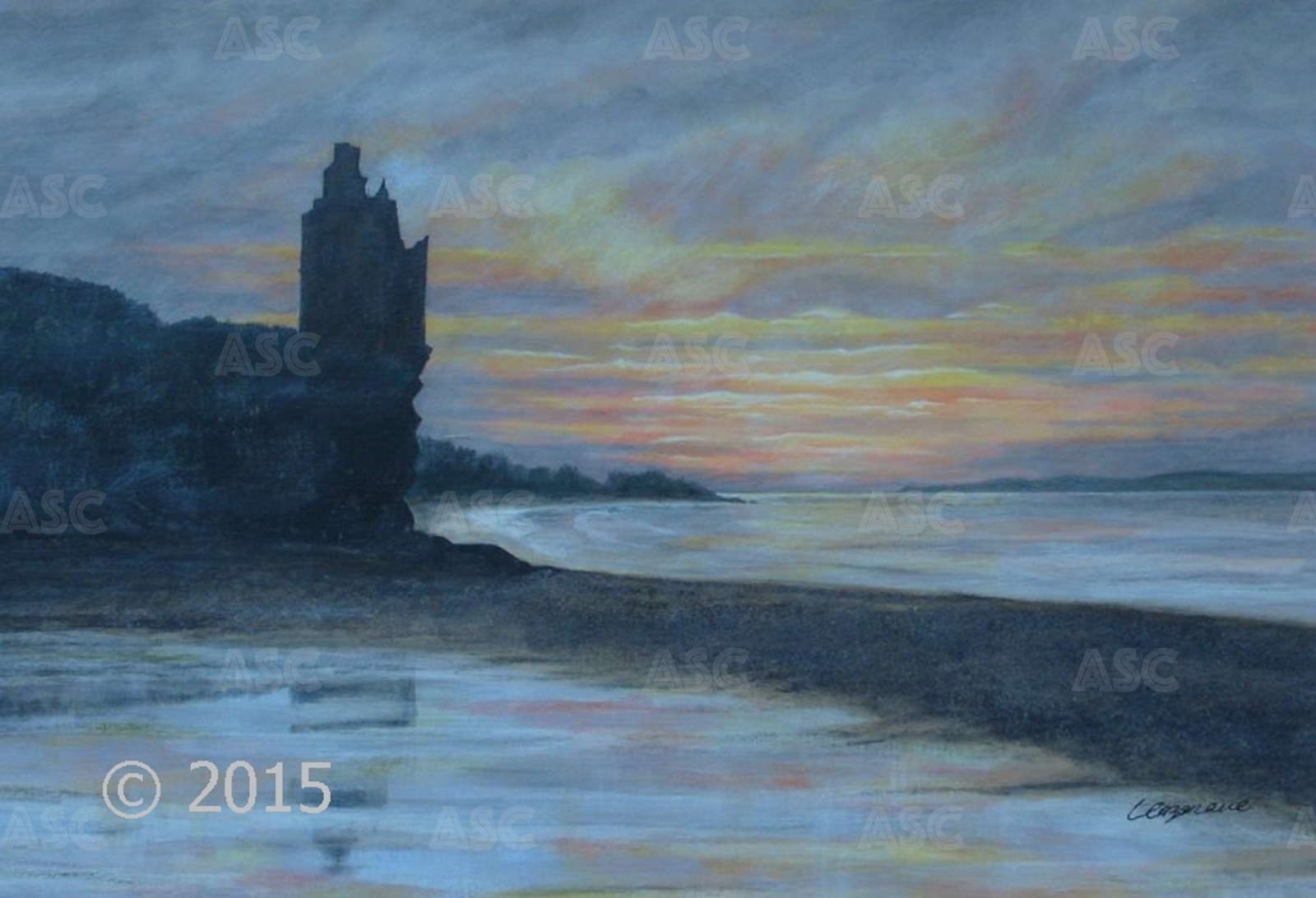 Greenan Castle Sunset